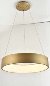 Pendant light with Gold color