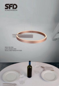 Pendant light with Gesture dimming
